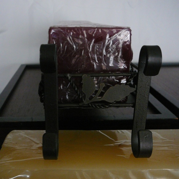 5 burner Brick Candle on iron holder two piece set - Picture 6 of 8